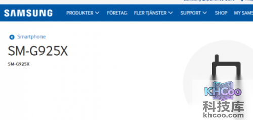 GALAXY S6Edge官网支持页面