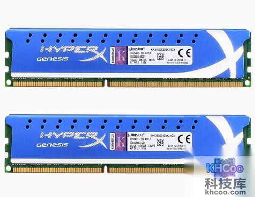 金士顿DDR3 1600 8G骇客神条套装