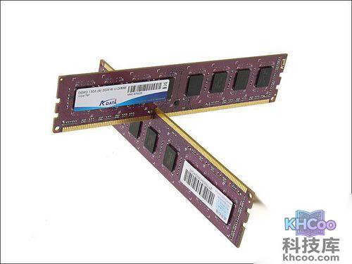 威刚2G DDR3 1333万紫千红