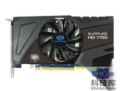 蓝宝石HD7750 1G GDDR5白金版