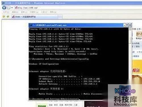 查看本地系统获得的IP地址等信息