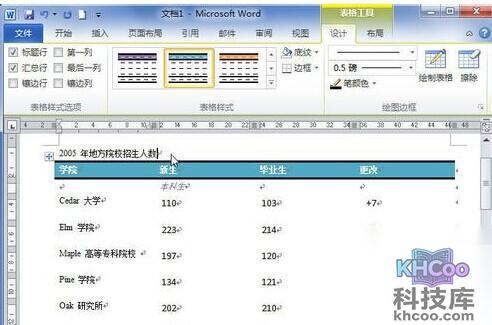 Word2010怎么使用模板制作表格5 Word2010怎么使用模板制作表格5