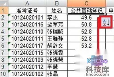 Excel表格基础排序_升序排序的结果 Excel表格基础排序_升序排序的结果
