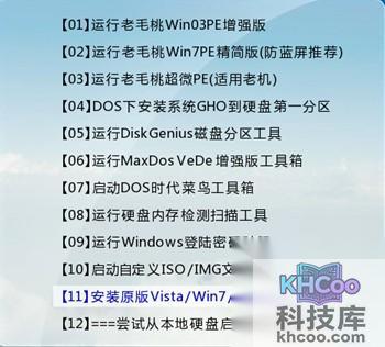 老毛桃winpe Build 20120501如何