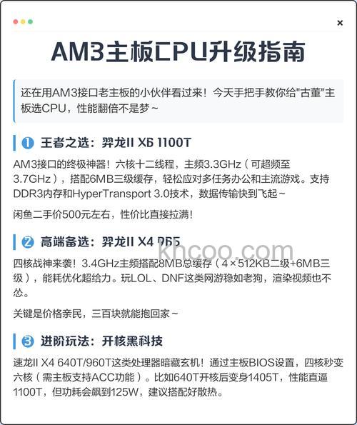 am3主板有哪些 am3主板推荐【详细介绍】