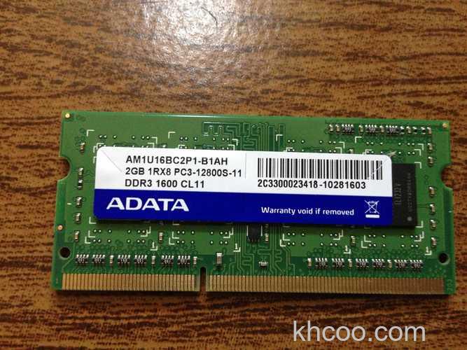 威刚4GB DDR3 1600G用的是什么颗粒