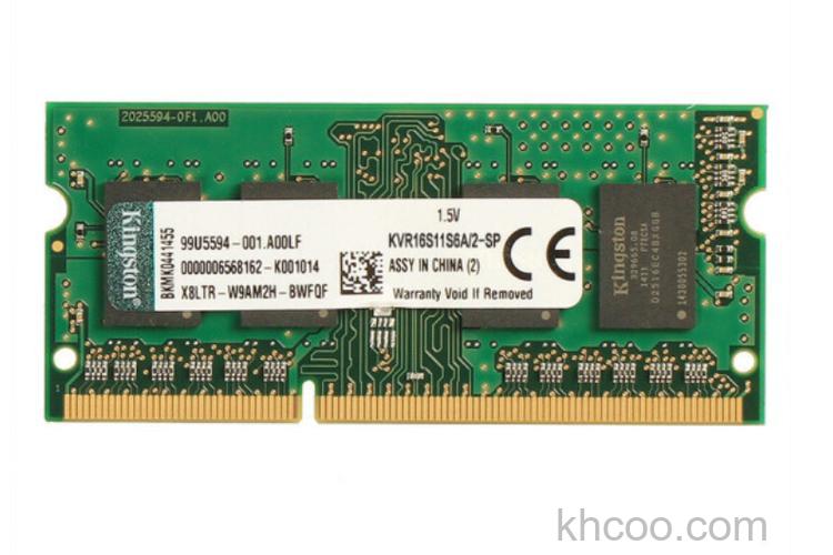 金士顿笔记本 2GB DDR3 是什么颗粒