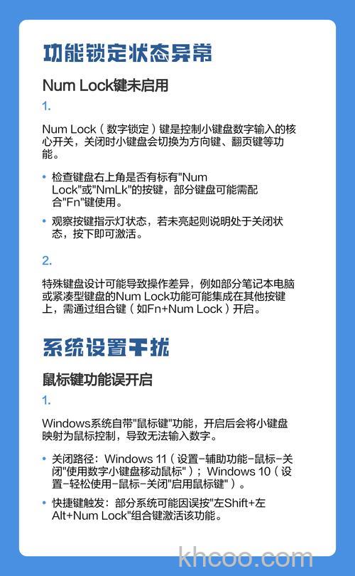 小键盘数字键不能用怎么办 小键盘数字键不能用解决方法