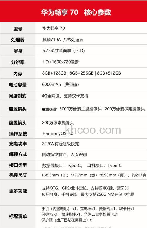 华为畅享70什么时候上市 华为畅享70上市时间介绍【详解】