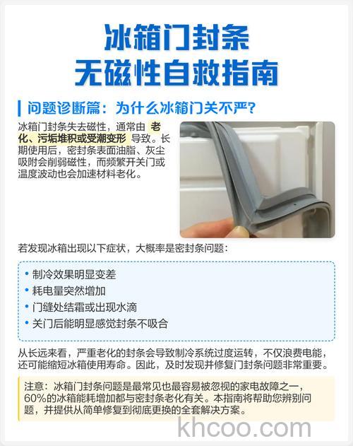 新换的冰箱密封条没阻力原因 新换的冰箱密封条没阻力解决方案【详解】