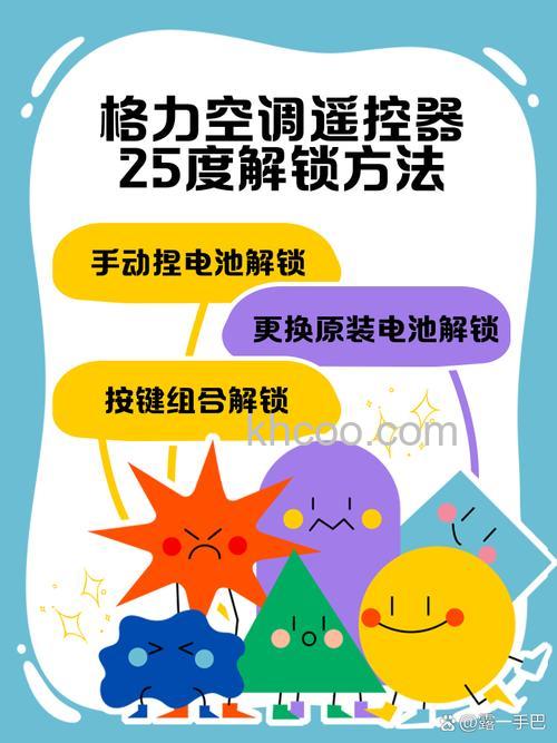 格力空调遥控器显示25度和一个灯泡怎么办【解决方法】