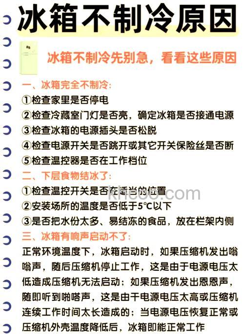 冰箱不制冷怎么回事 冰箱不制冷的原因及解决方法【详解】