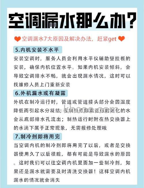 冬天空调外机漏水怎么办 冬天空调外机漏水解决方法【详解】