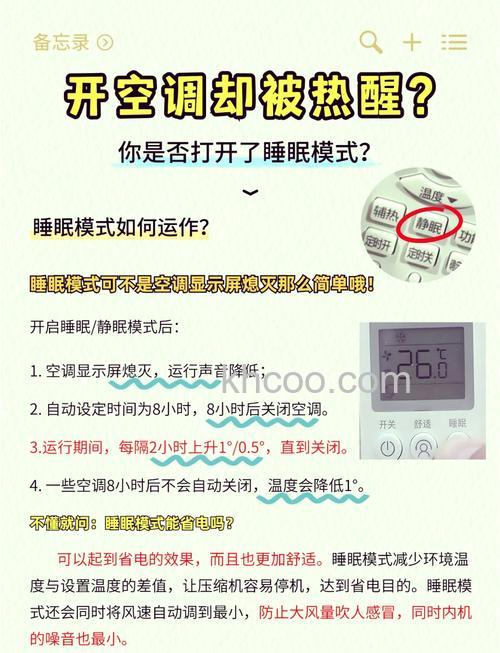 空调睡眠模式什么意思 空调睡眠模式耗电吗【详解】