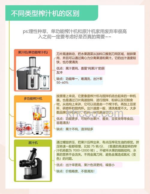 榨汁机如何选购 榨汁机选购诀窍【详解】