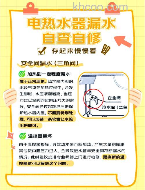 电热水器大量漏水怎么回事 电热水器大量漏水的原因【详解】