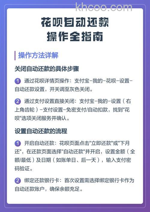 支付宝花呗到期日前如何自动还款【详解】