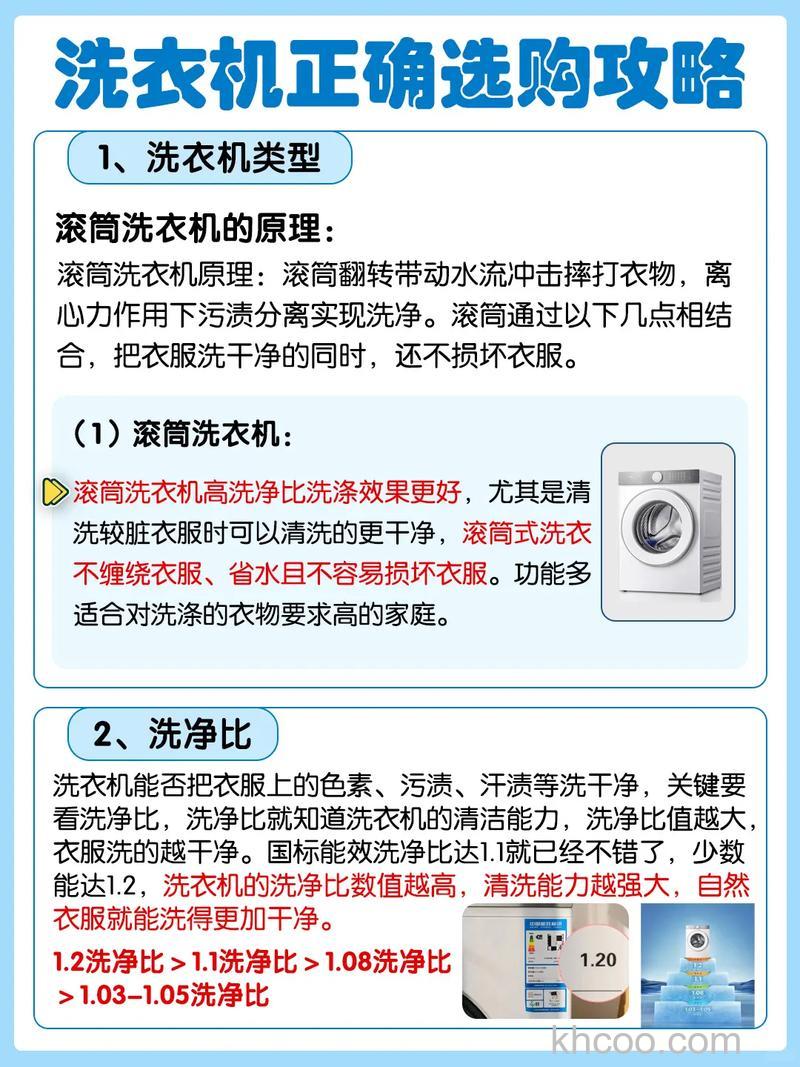 洗衣机功率计算方法 洗衣机购买注意事项【详解】
