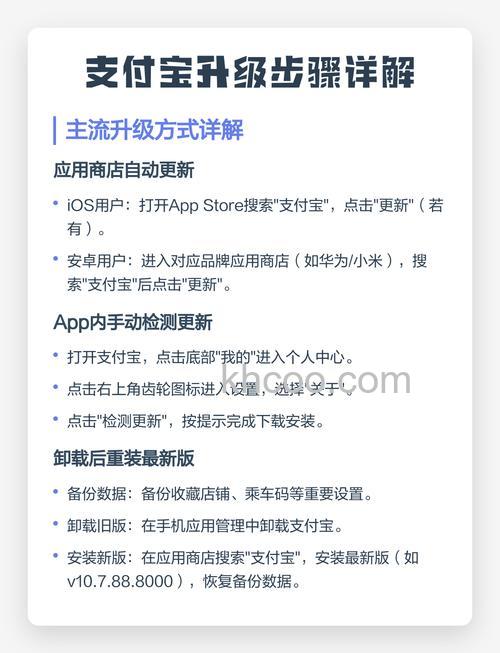 支付宝中怎么进行升级 支付宝中进行升级的操作教程【详解】