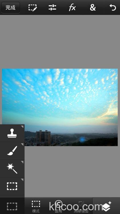 ps如何给风景照片增加一种逼真的云雾感觉