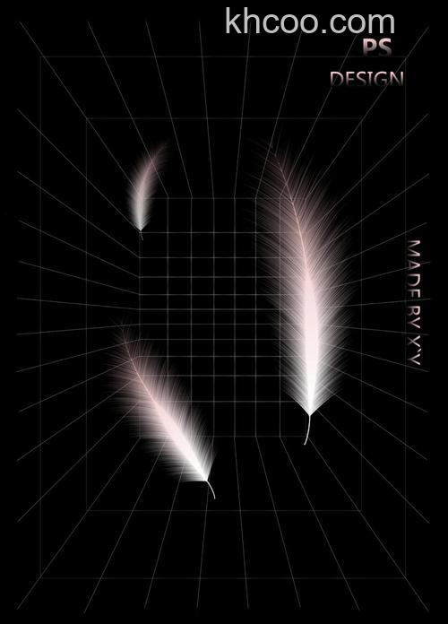 ps中的滤镜功能怎么绘制羽毛