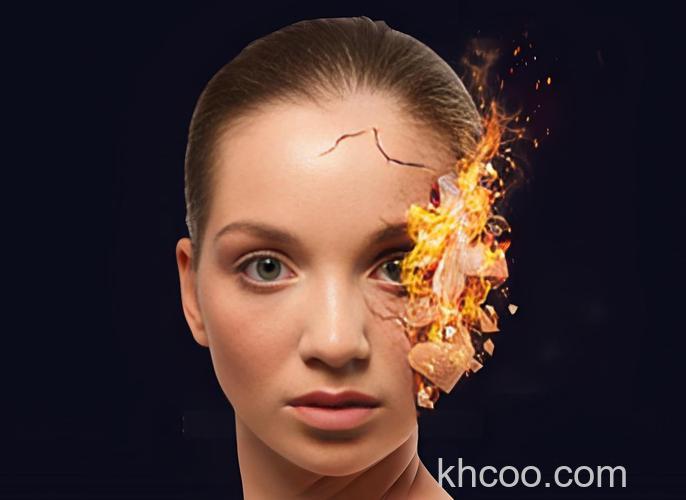 PS人如何制作燃烧特效效果的照片