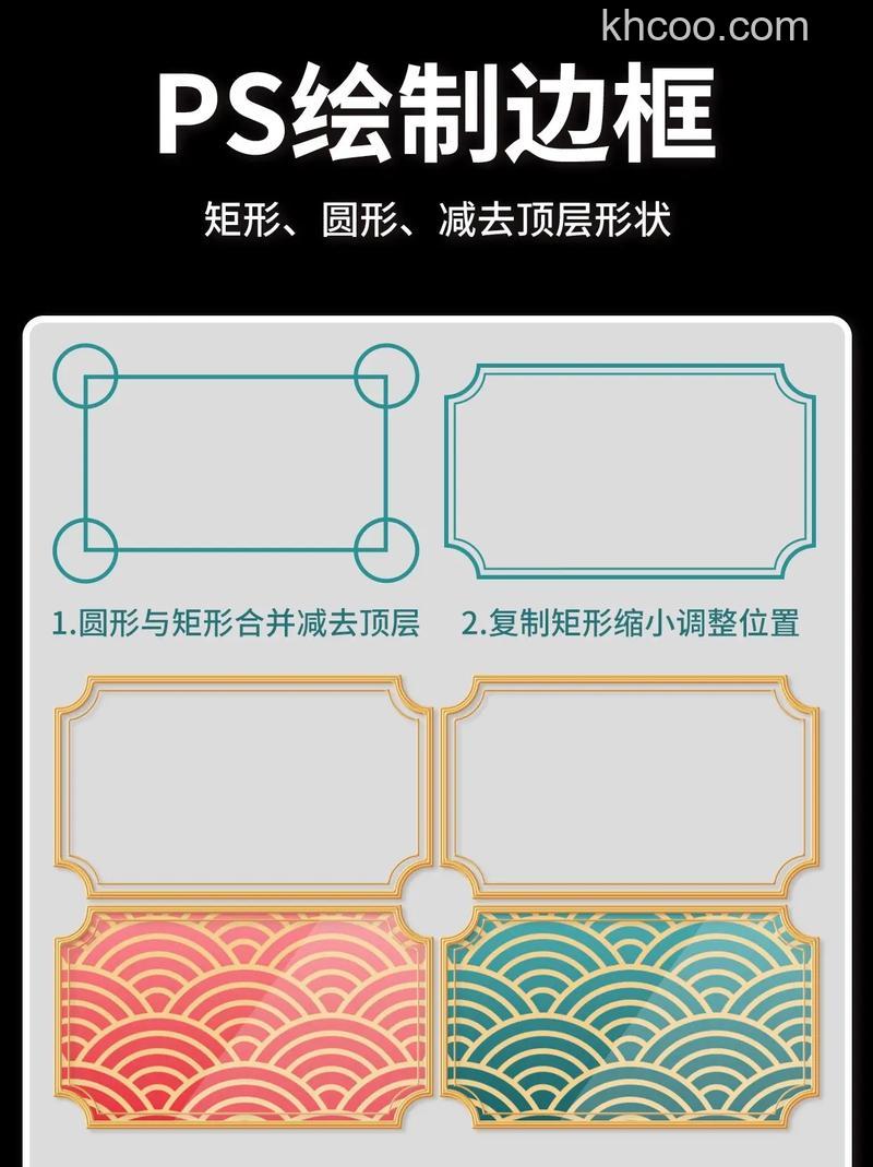 怎么用Photoshop制作一个漂亮的点状边框