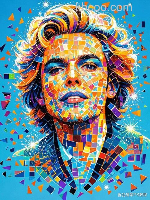 ps如何打造艺术感彩色人像海报效果