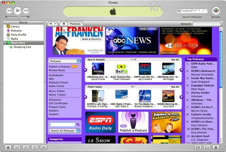 iTunes播客是否在我的国家提供