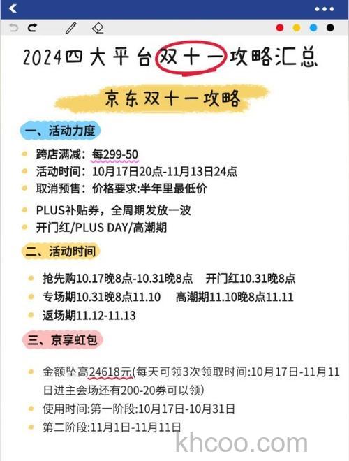 京东2023年双十一活动是哪天 京东2023年双十一活动时间说明【详解】