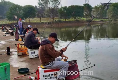 计时鱼塘钓鱼