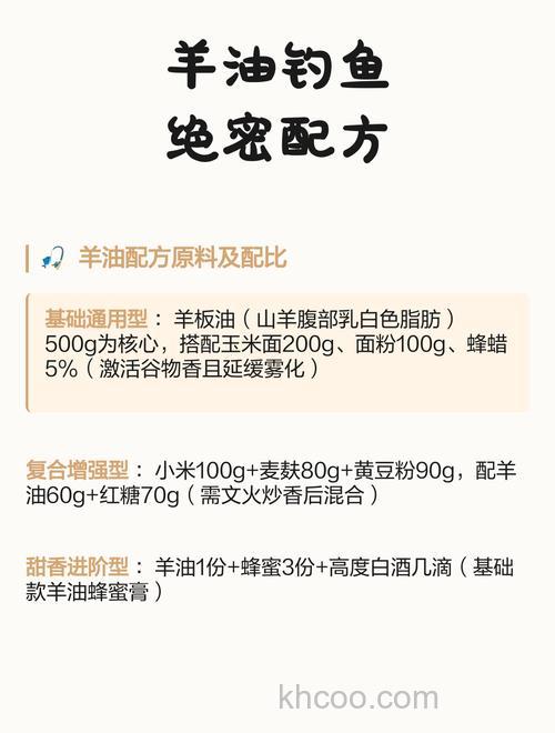 怎样用羊油钓鱼?