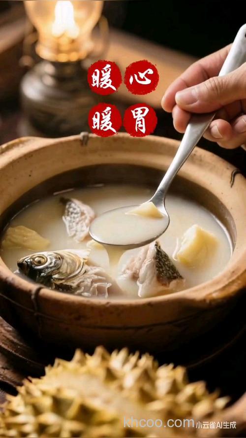 榴莲芯煲鲫鱼汤――活血通络缓解痛经