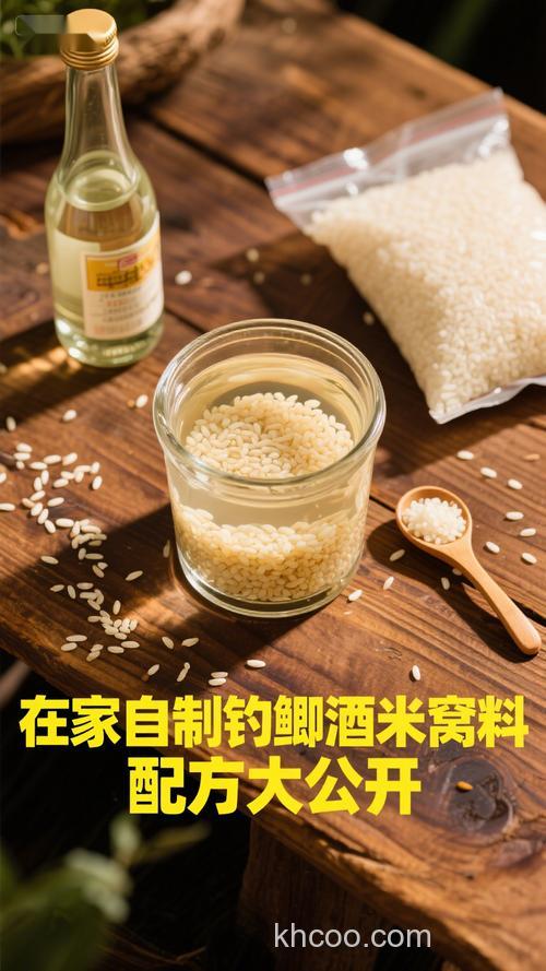 自制的钓鱼酒米