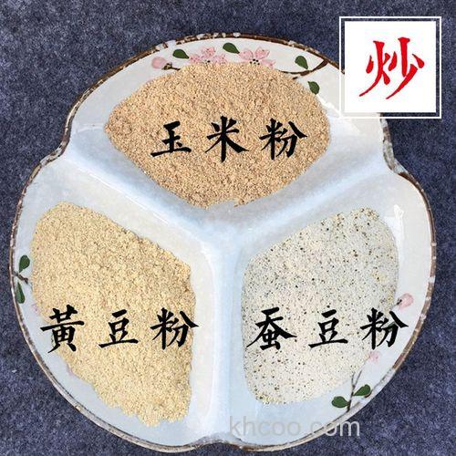 钓鱼饵料中的蚕豆粉玉米粉黄豆粉安什么比例配置