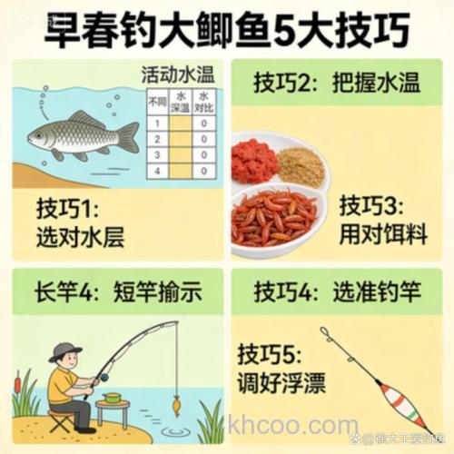早春垂钓野生鲫鱼五大要素