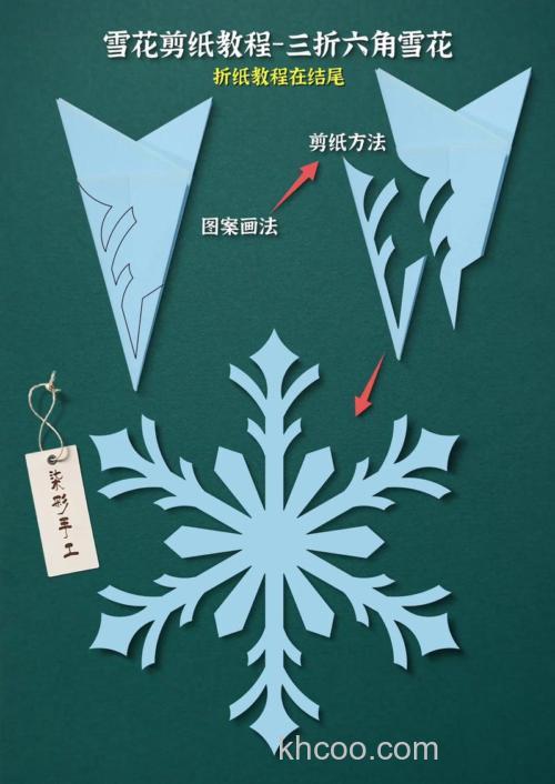 怎样剪雪花片