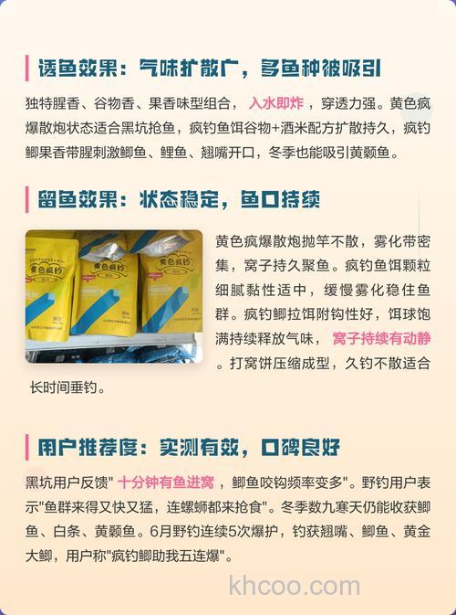 钓鱼王疯钓腥饵料评测？