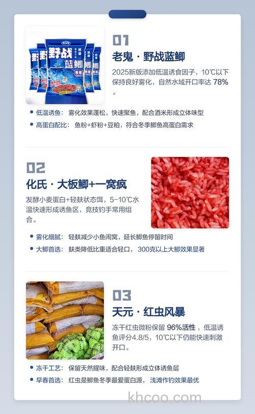 鲫鱼窝料对比？