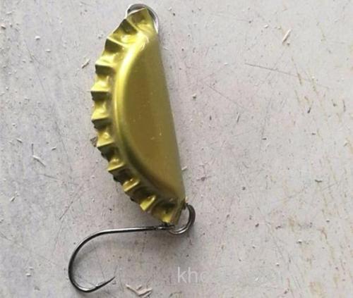 自制啤酒盖路亚饵能钓到鱼吗