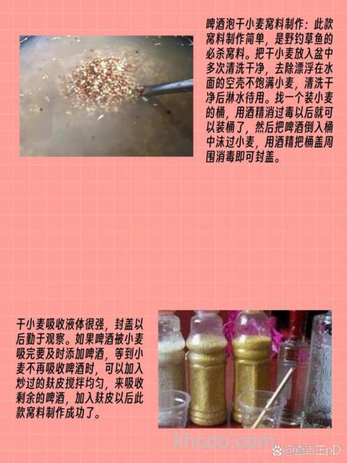 煮好的小麦怎么做鱼饵？