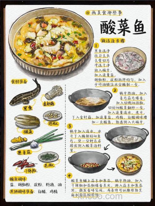 正宗酸菜鱼做法及最好取什么鱼做主料？