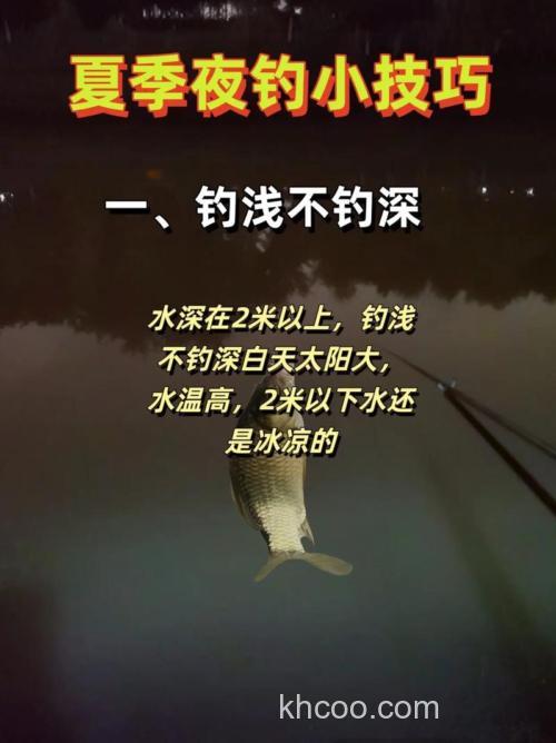 夏季肥水湖库夜钓的六个钓鱼技巧