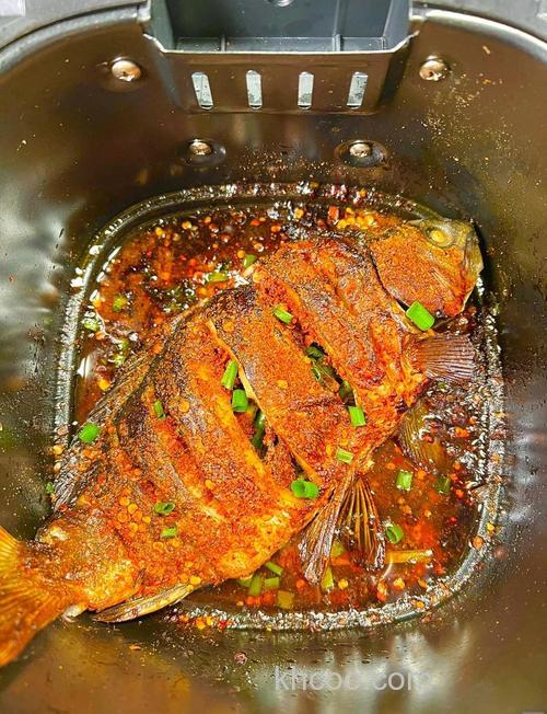 空气炸锅烤鲢鱼的做法？