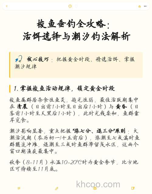海钓新手必看：掌握钓具选择、潮汐判断，轻松提升渔获技巧