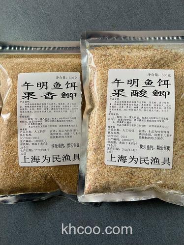 果香鲫饵料搭配？