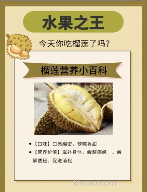 水果榴莲是何成份吖