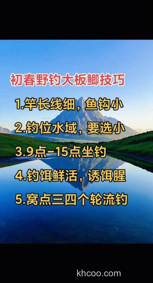 春钓大板鲫技巧分享