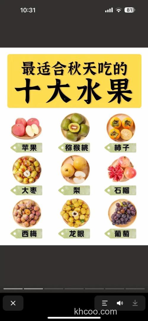 秋天适合吃什么食物？