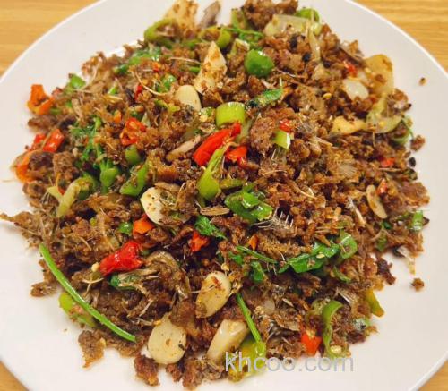 辣炒鱼渣怎么做如何做好吃